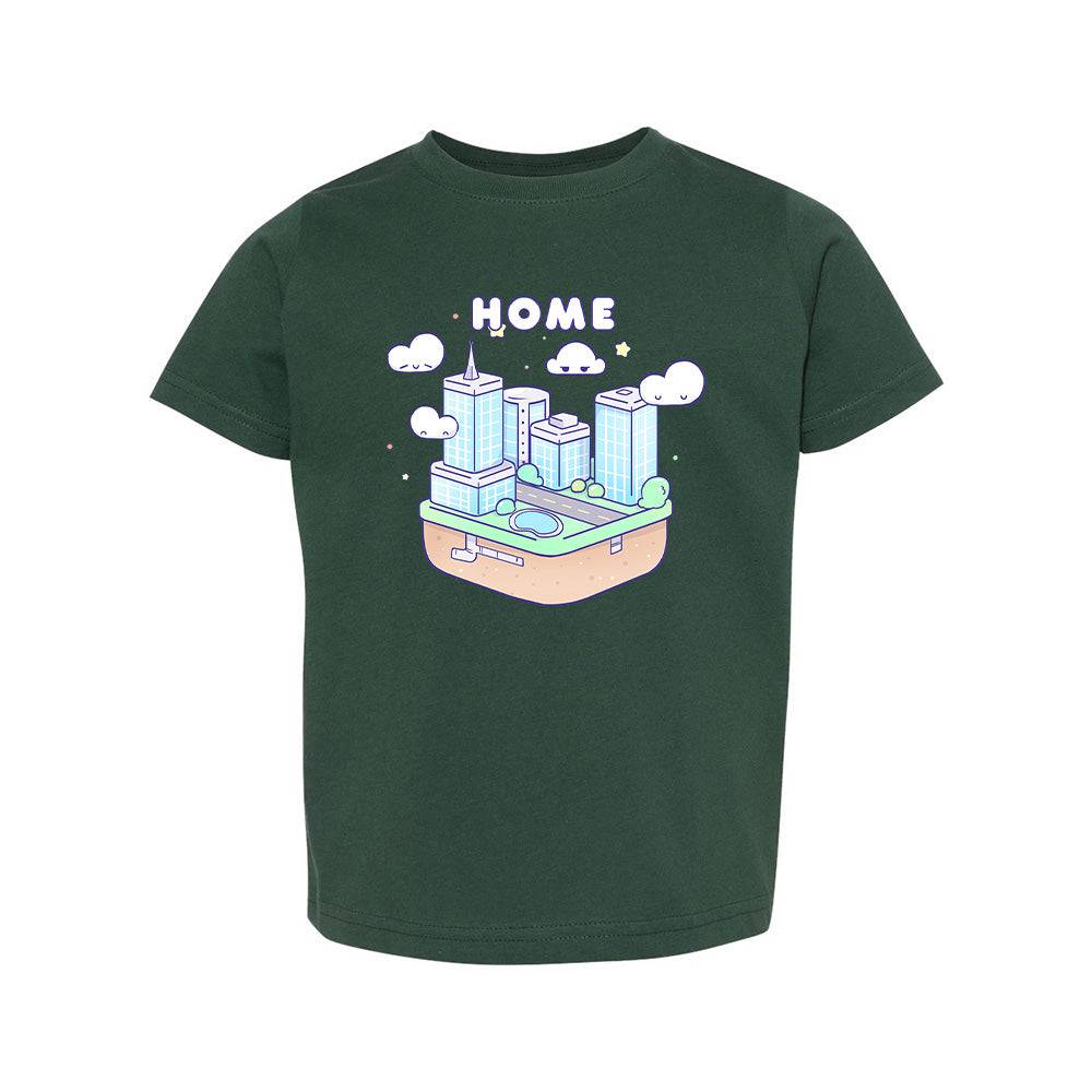 Building Forest Green Toddler T-shirt