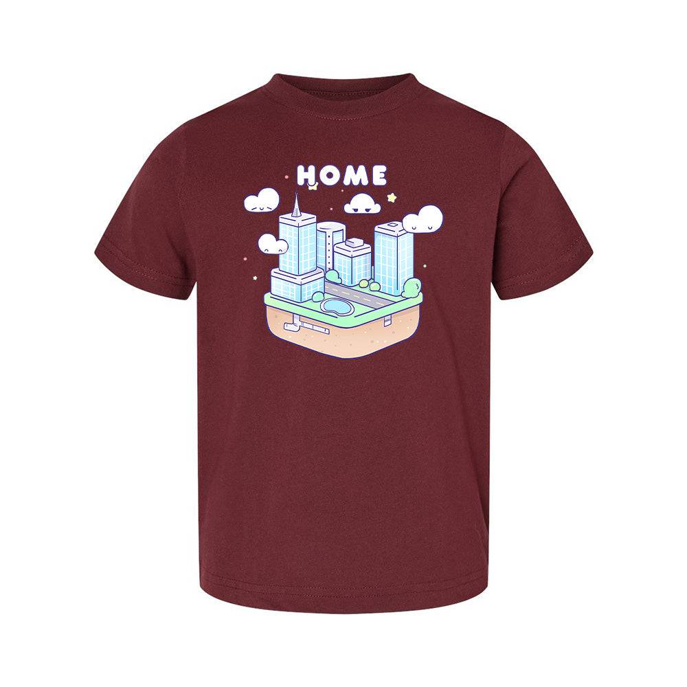 Building Maroon Toddler T-shirt