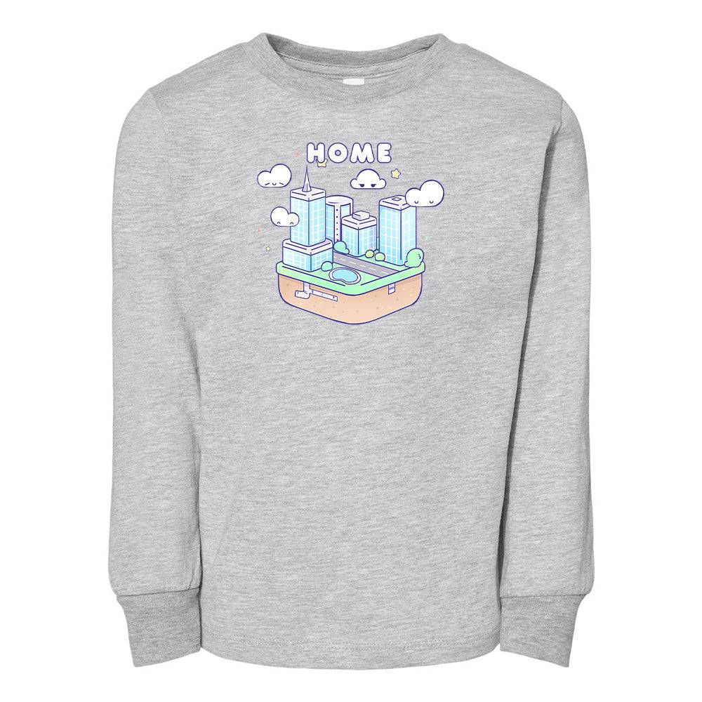 Sports Gray Building Toddler Longsleeve Sweatshirt