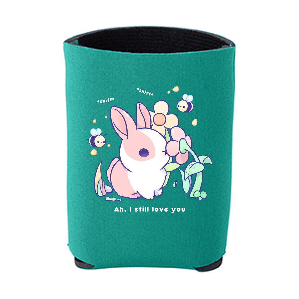 Kawaii Teal BunnySniff Beverage Holder