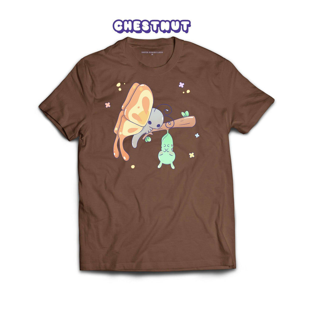 Butterfly T-shirt, Chestnut 100% Ringspun Cotton T-shirt