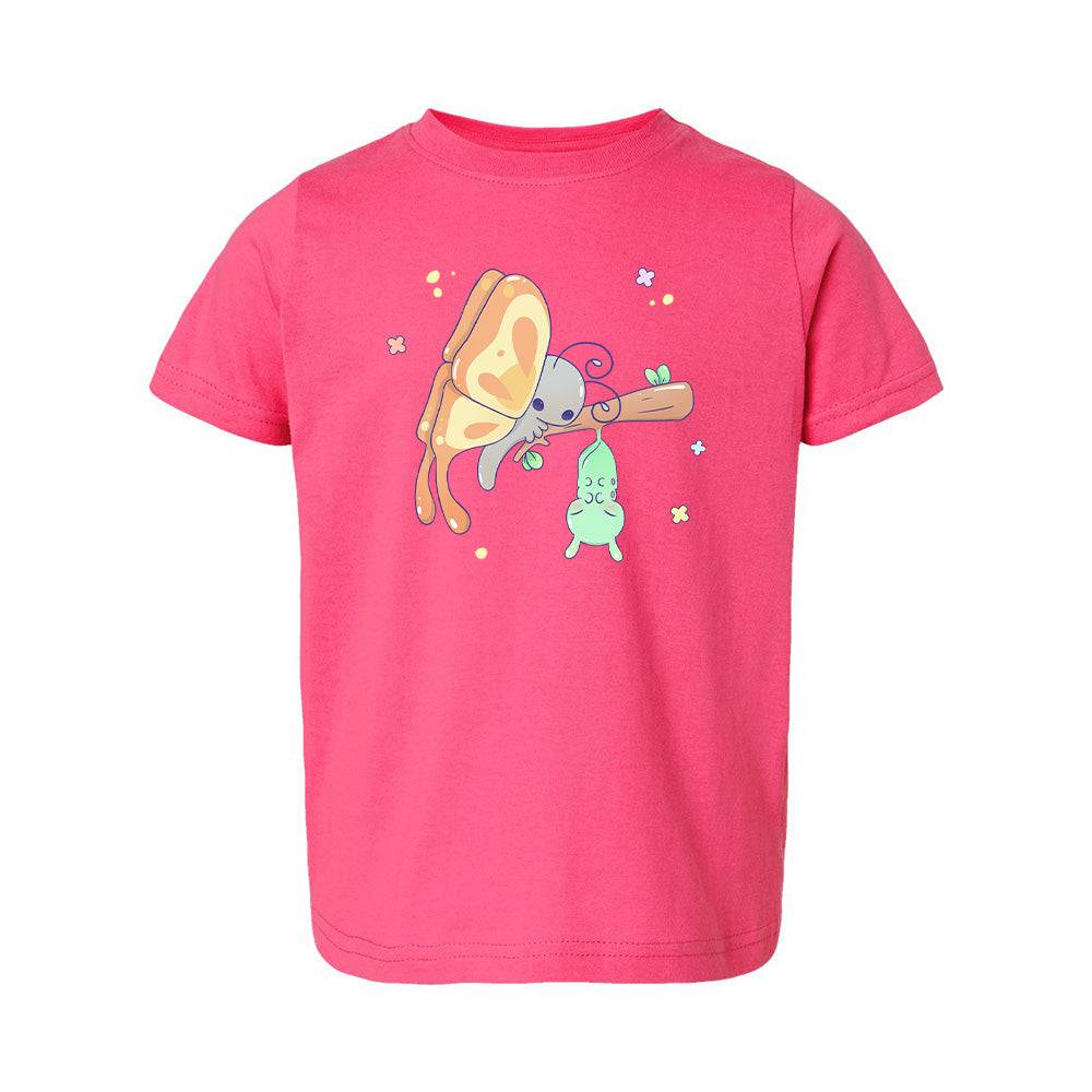 Butterfly Hot Pink Toddler T-shirt