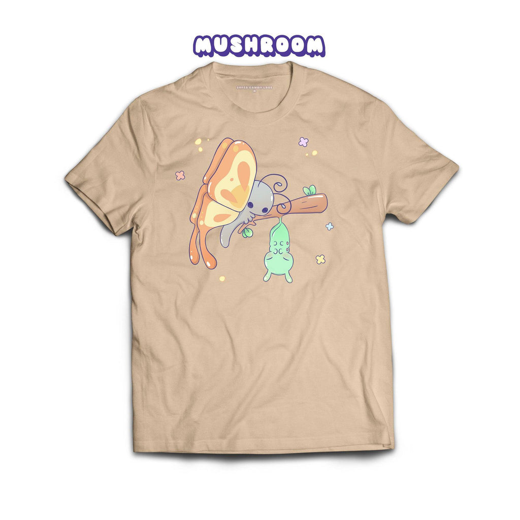 Butterfly T-shirt, Mushroom 100% Ringspun Cotton T-shirt