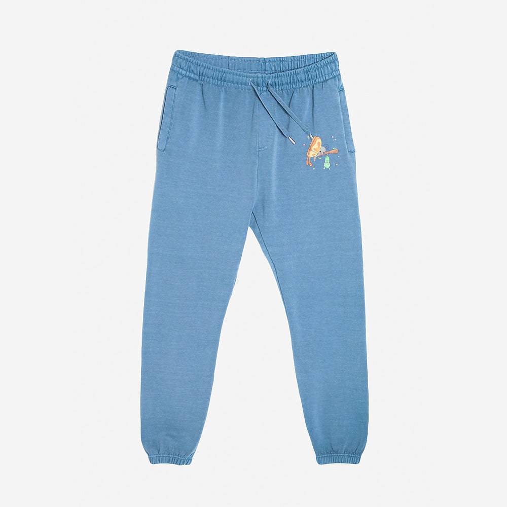 Pebble Blue Butterfly Urban Sweatpants