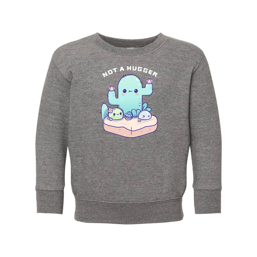 Heather Gray Cactus Toddler Crewneck Sweatshirt