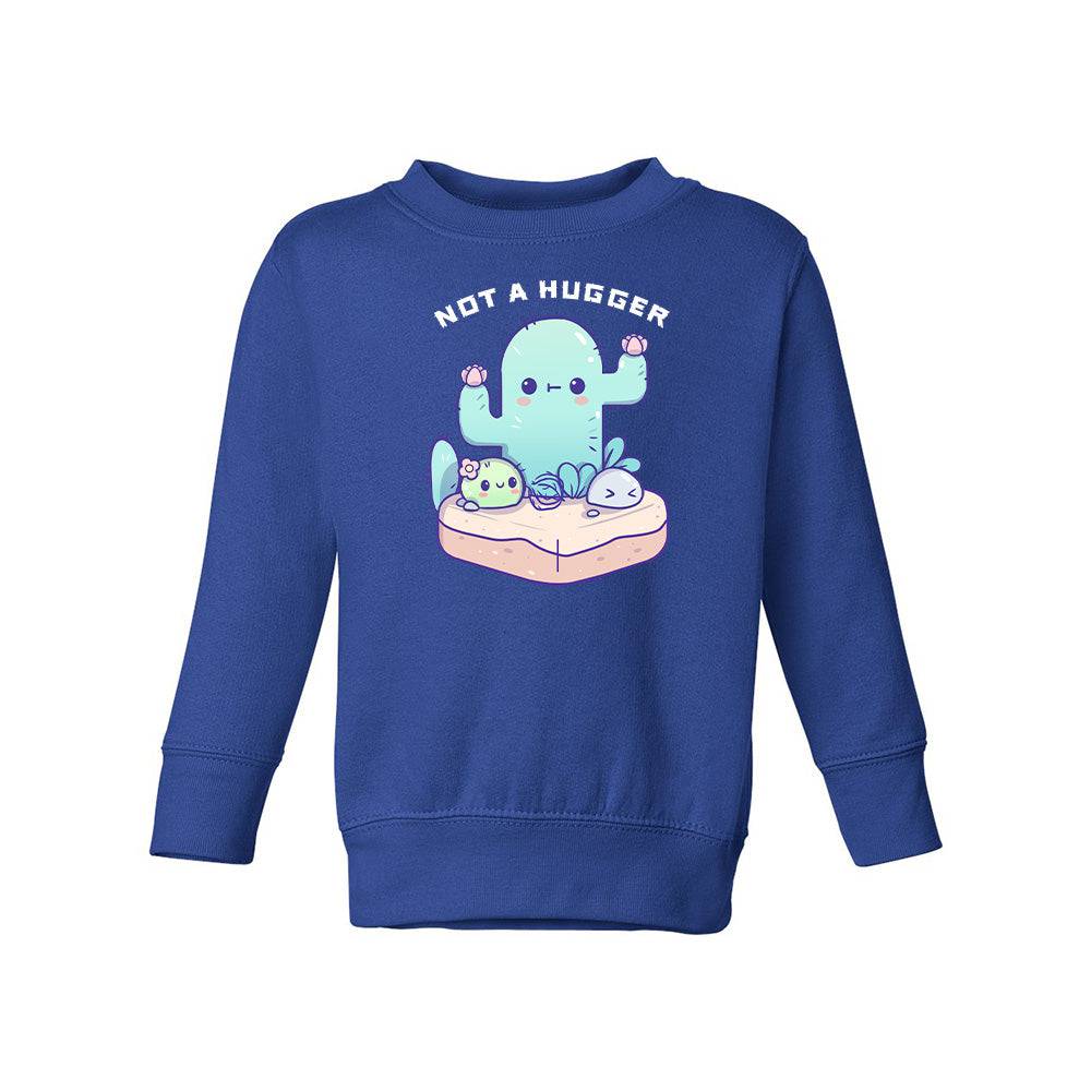 Royal Blue Cactus Toddler Crewneck Sweatshirt