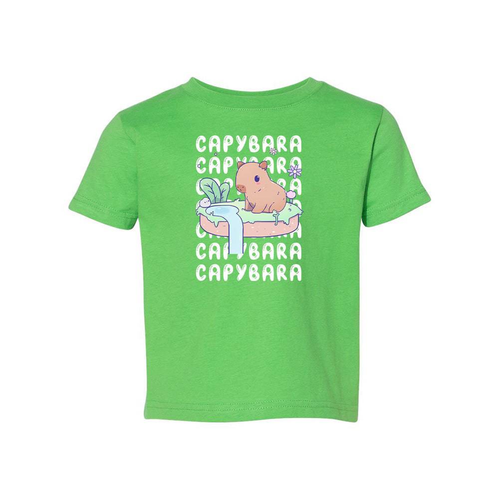Capybara Apple Green Toddler T-shirt