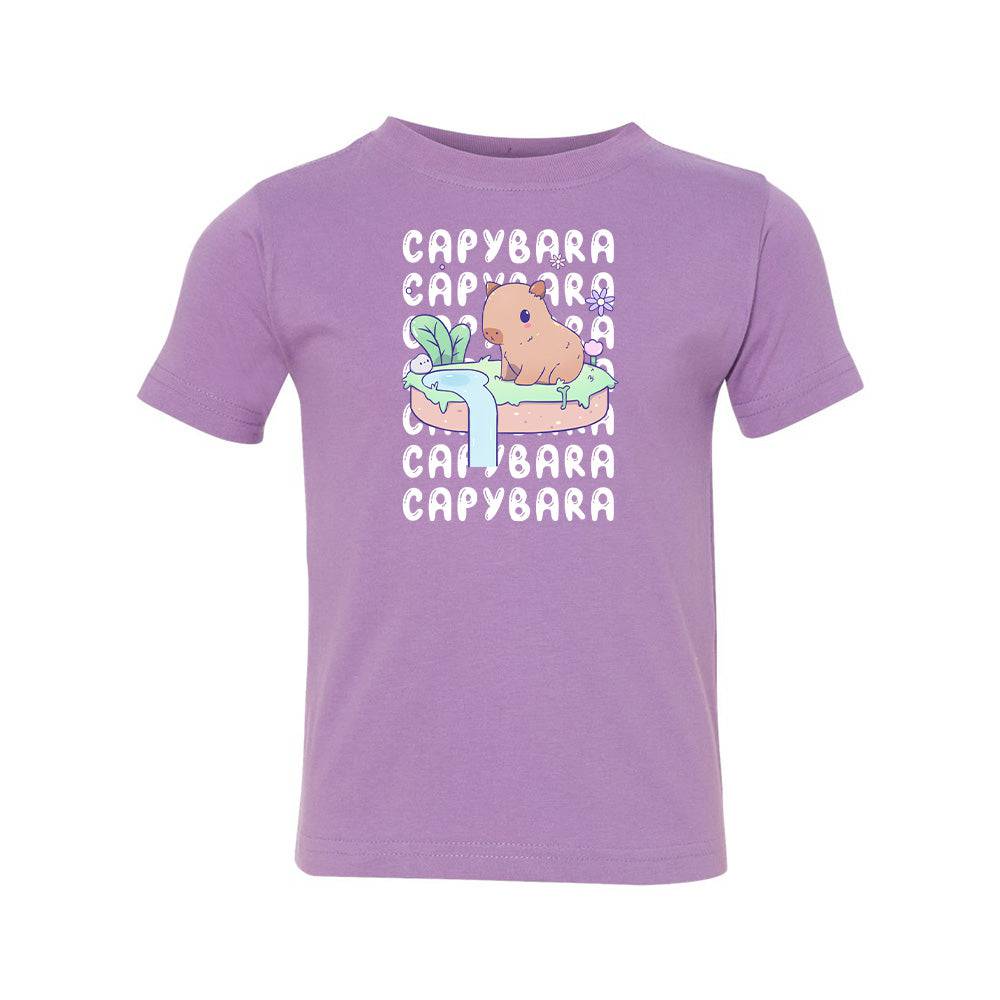 Capybara Lavender Toddler T-shirt