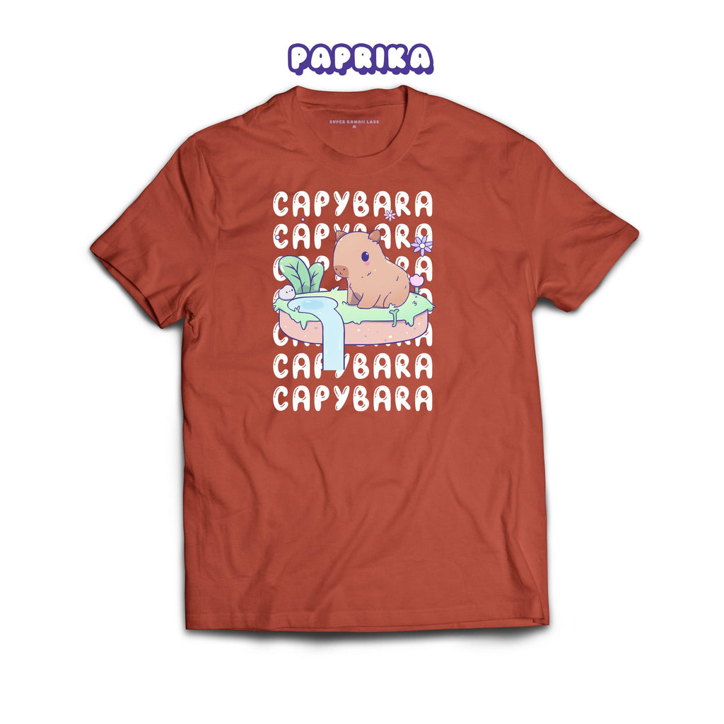 Capybara T-shirt, Paprika 100% Ringspun Cotton T-shirt