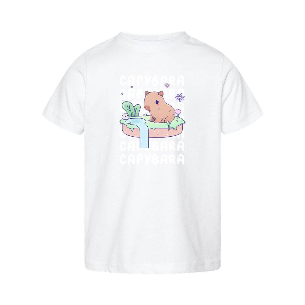 Capybara White Toddler T-shirt