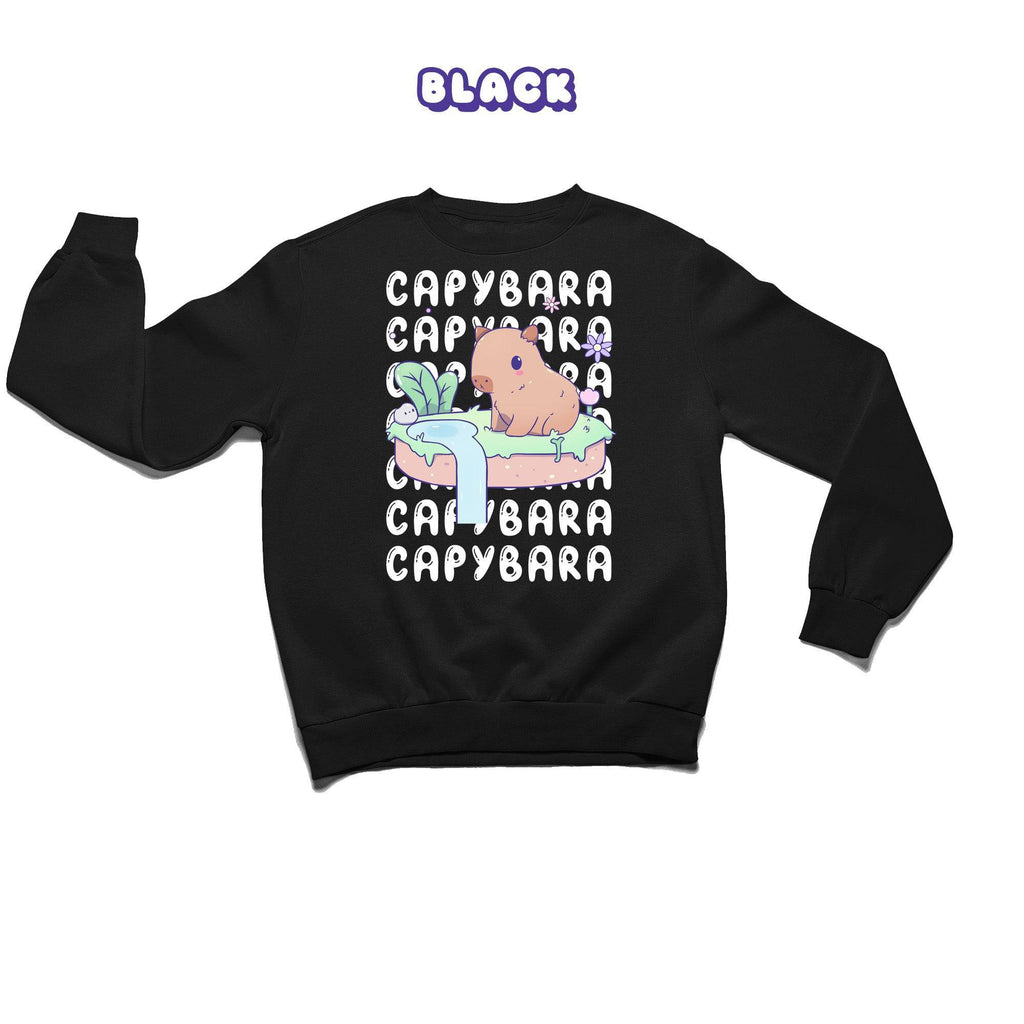 Capybara Crewneck Premium Sweater - Super Kawaii Labs