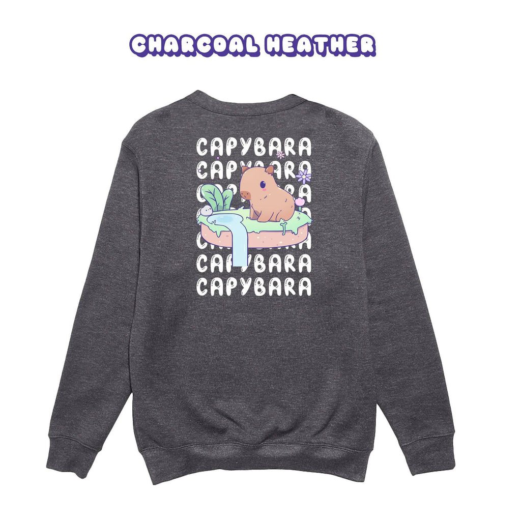 Capybara Crewneck Premium Sweater - Super Kawaii Labs