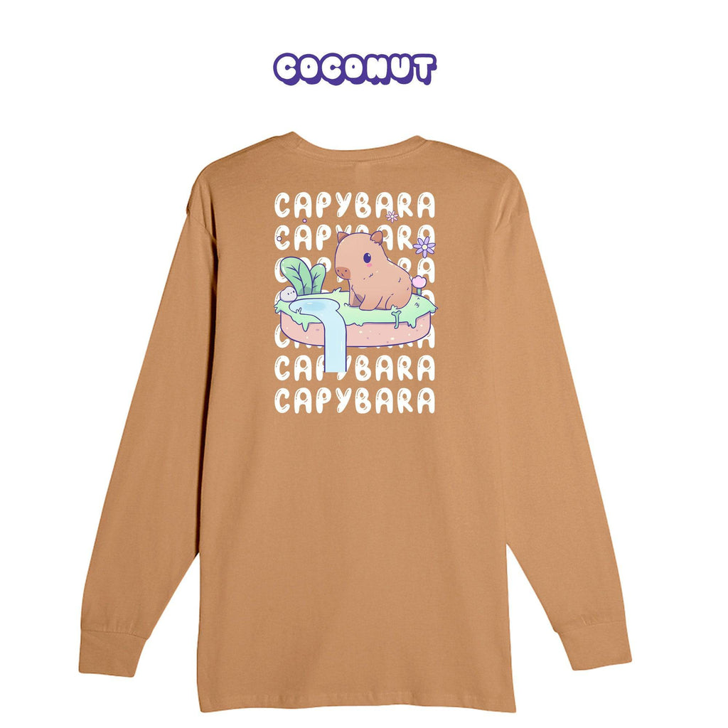 Capybara Coconut Longsleeve T-shirt