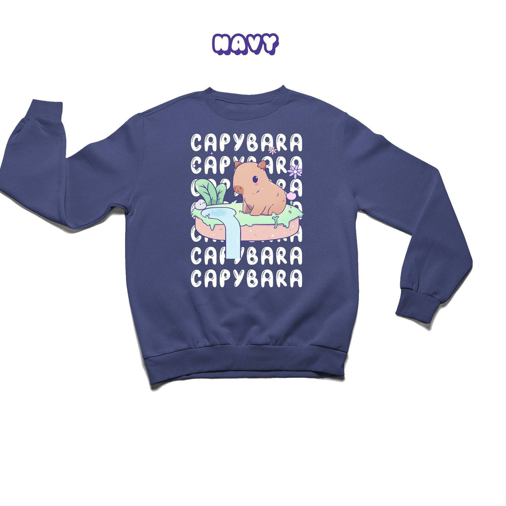 Capybara Crewneck Premium Sweater - Super Kawaii Labs