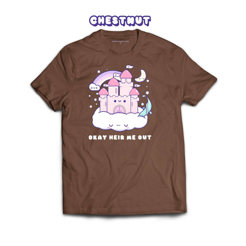 Castle T-shirt, Chestnut 100% Ringspun Cotton T-shirt