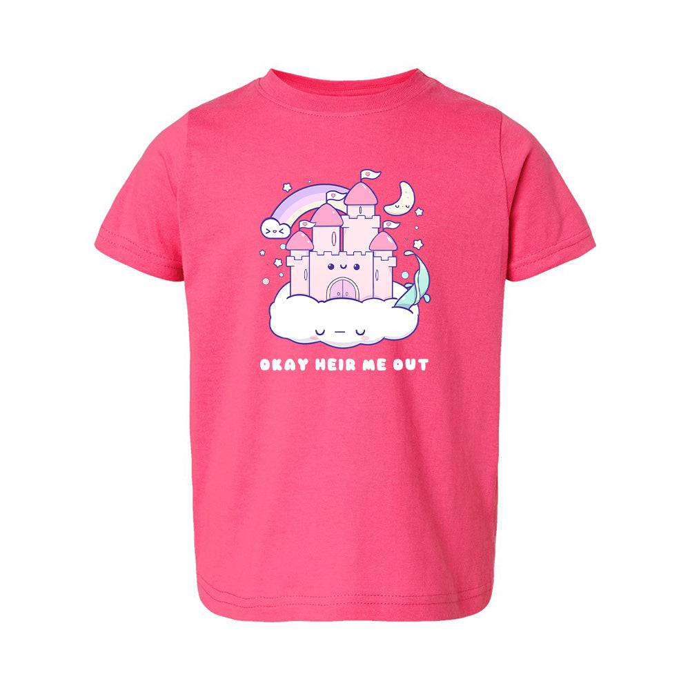 Castle Hot Pink Toddler T-shirt