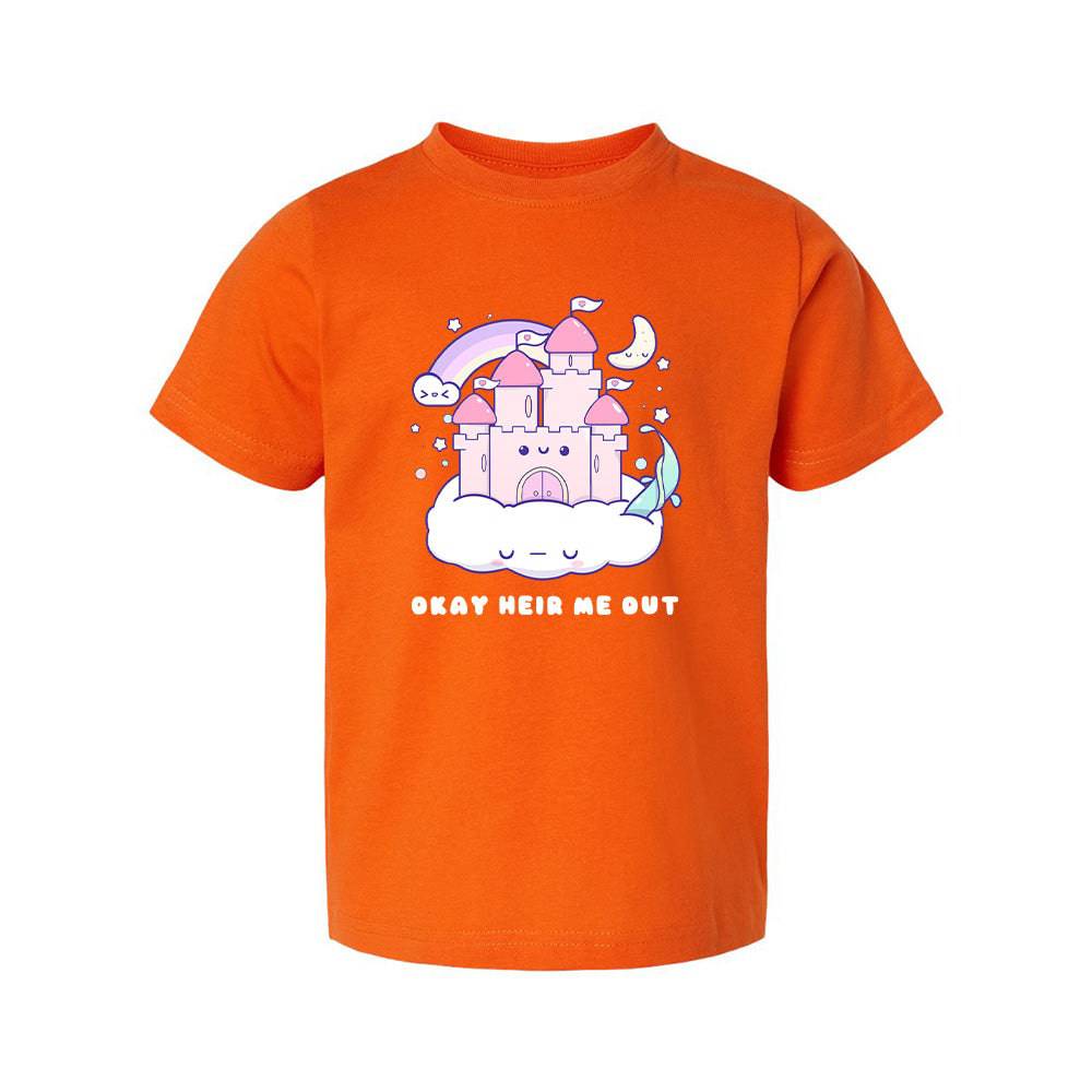 Castle Orange Toddler T-shirt