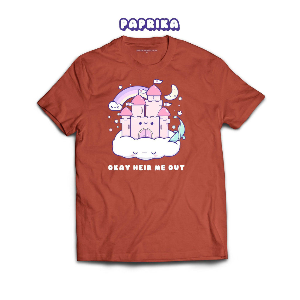 Castle T-shirt, Paprika 100% Ringspun Cotton T-shirt