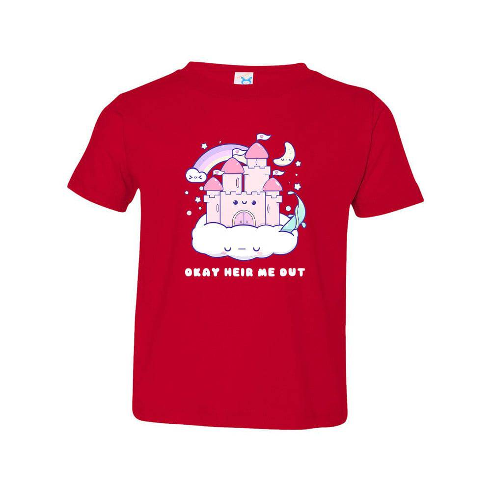 Castle Red Toddler T-shirt