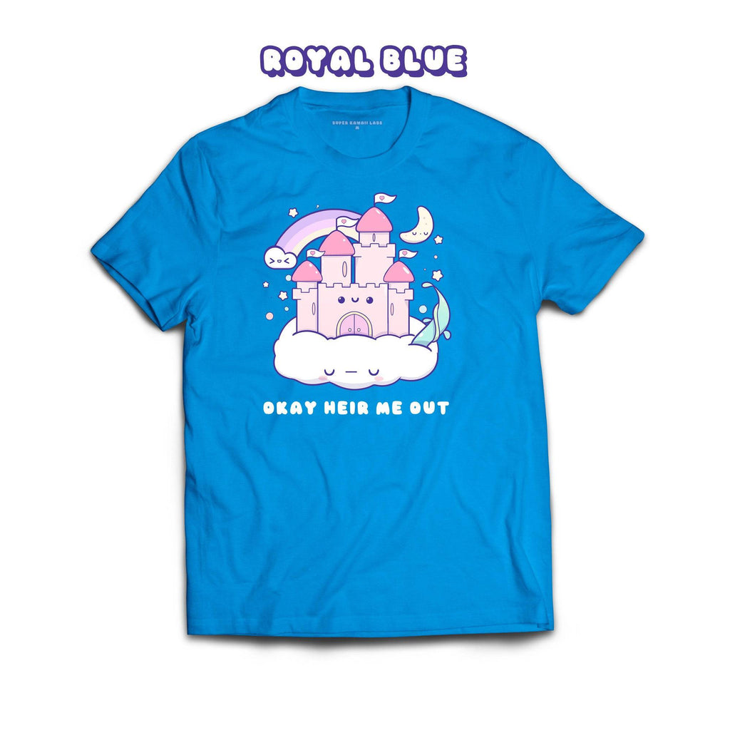 Castle T-shirt, Royal Blue 100% Ringspun Cotton T-shirt