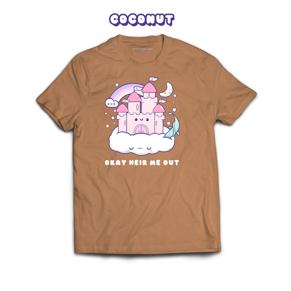 Castle T-shirt, Toasted Coconut 100% Ringspun Cotton T-shirt
