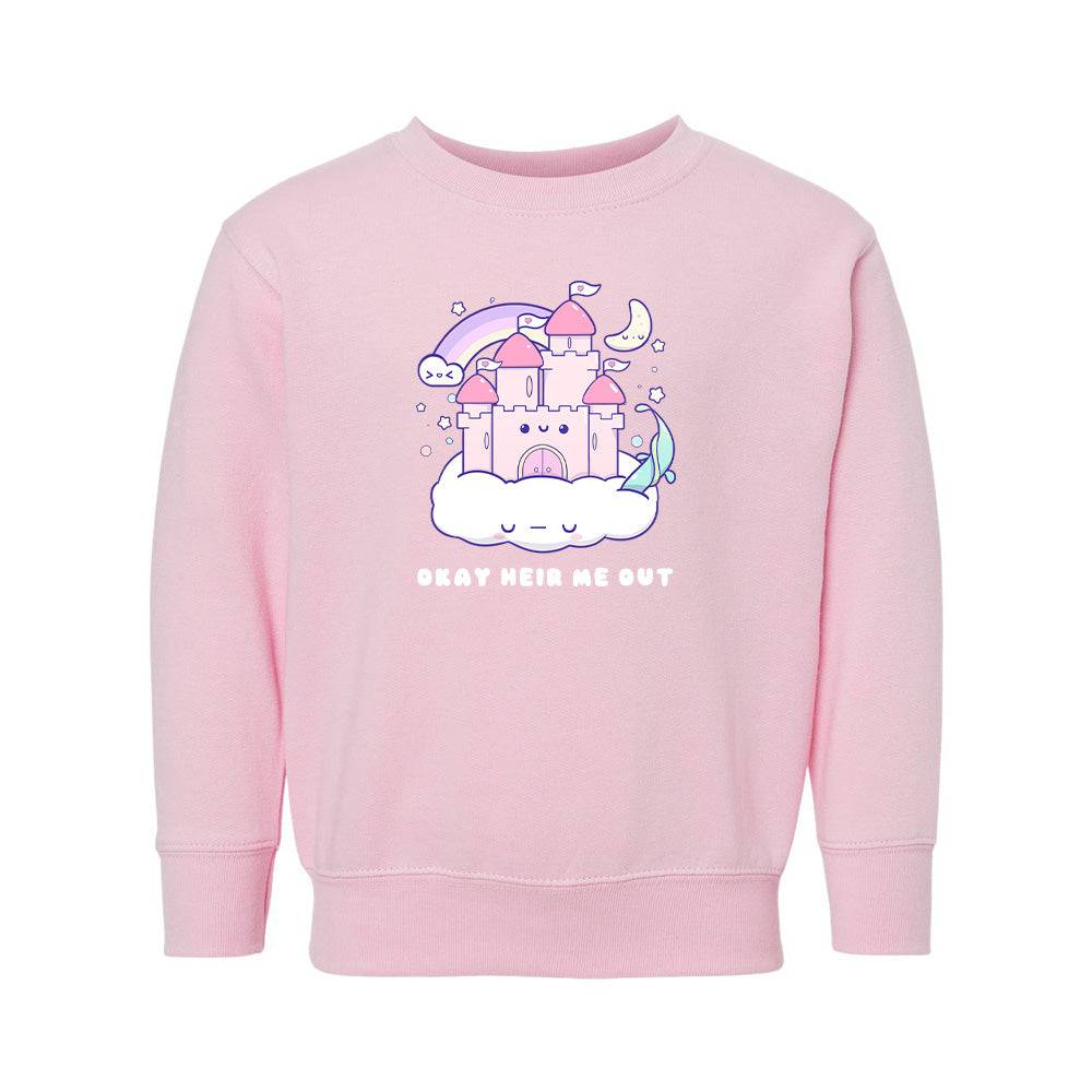 Pink Castle Toddler Crewneck Sweatshirt