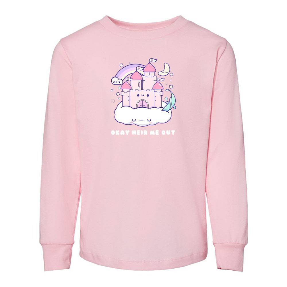 Pink Castle Toddler Longsleeve Sweatshirt
