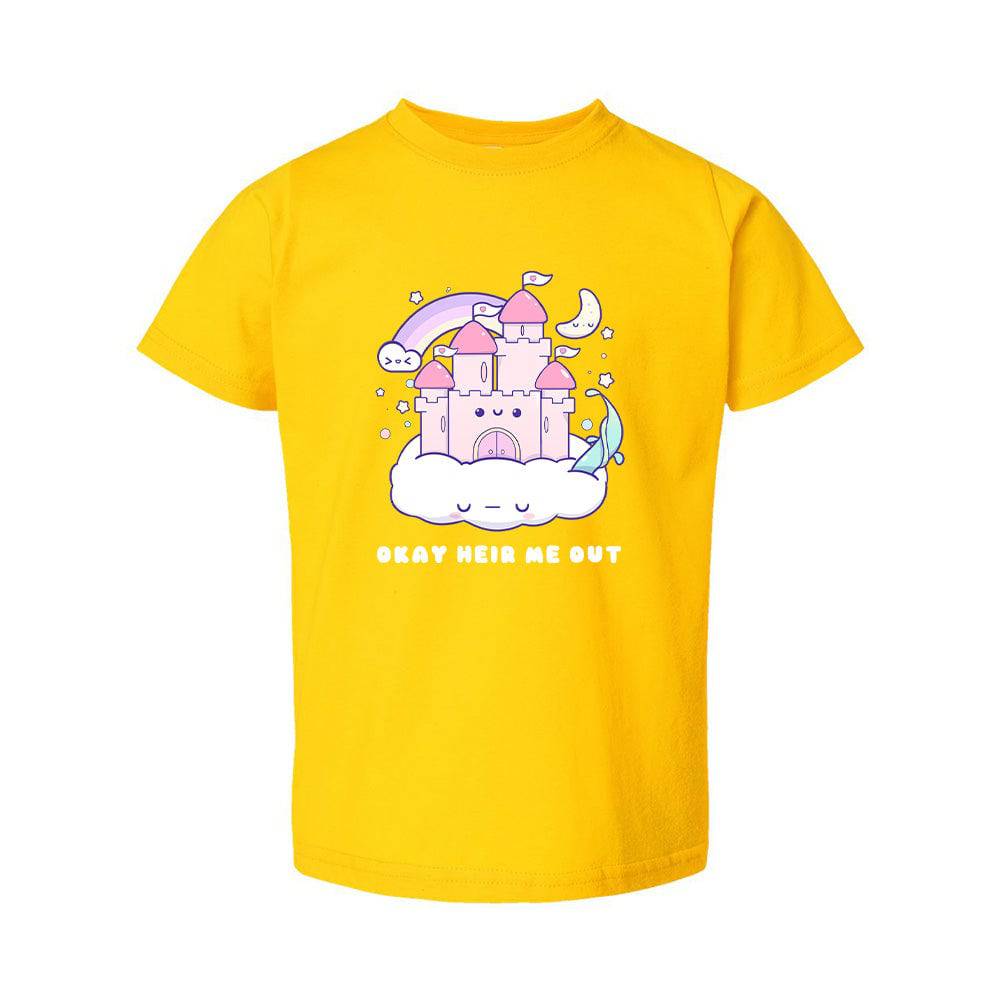 Castle Yellow Toddler T-shirt