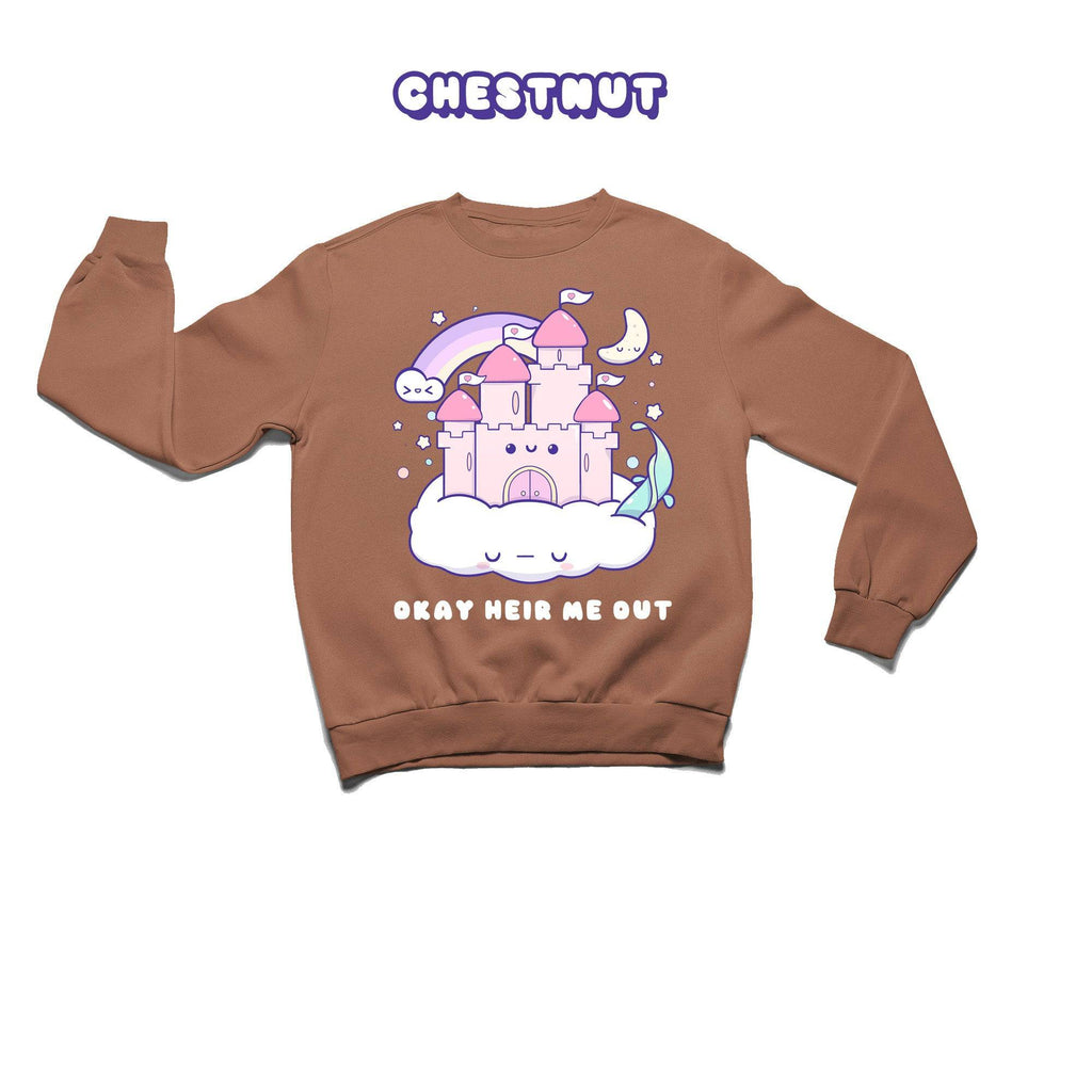 Castle Crewneck Premium Sweater - Super Kawaii Labs