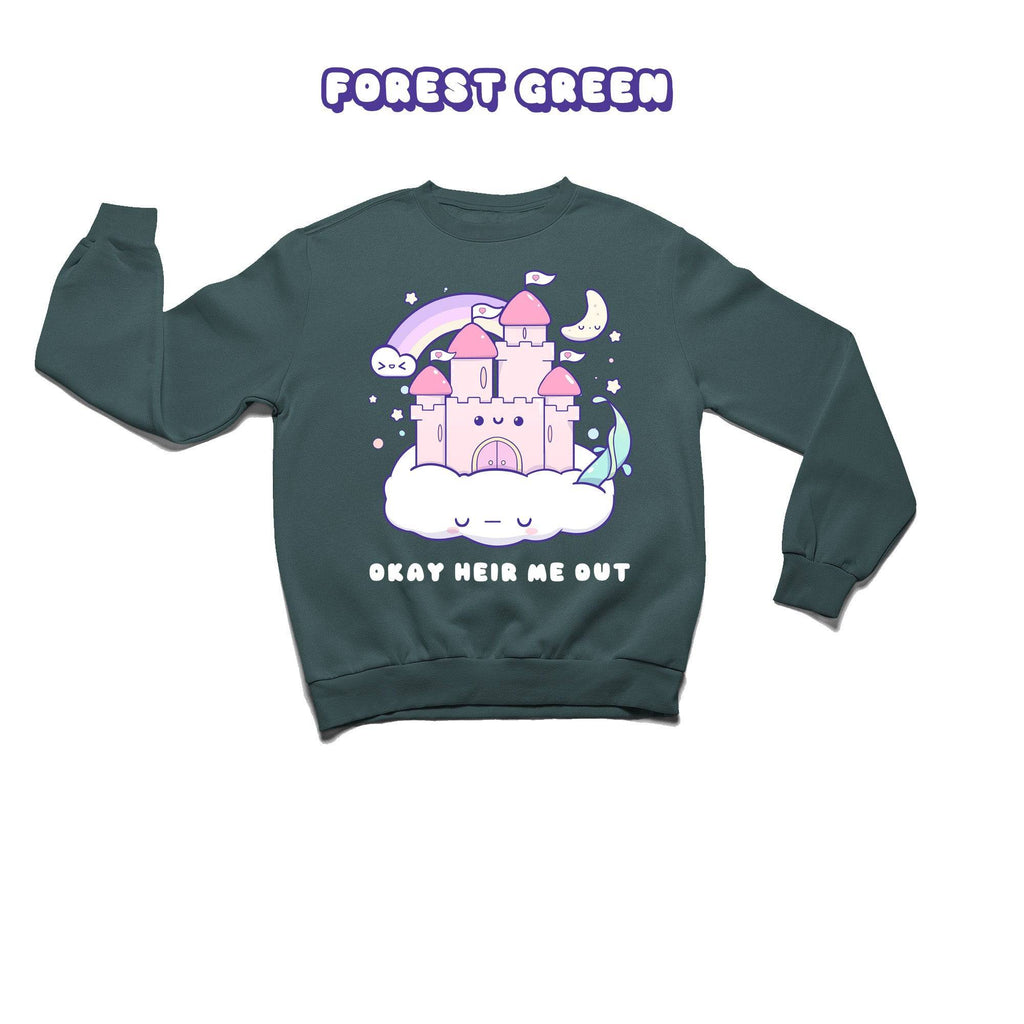 Castle Crewneck Premium Sweater - Super Kawaii Labs
