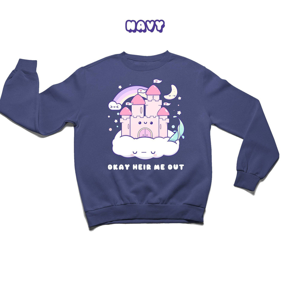 Castle Crewneck Premium Sweater - Super Kawaii Labs