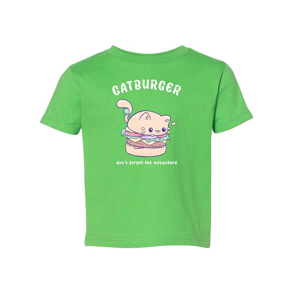 Catburger Apple Green Toddler T-shirt