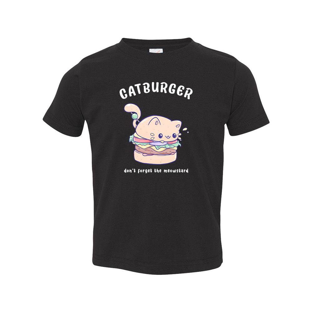 Catburger Black Toddler T-shirt