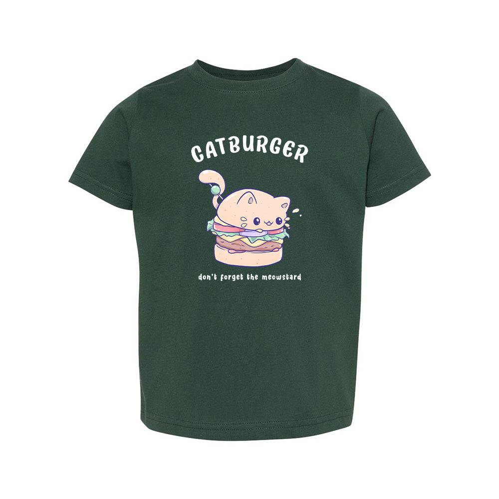 Catburger Forest Green Toddler T-shirt