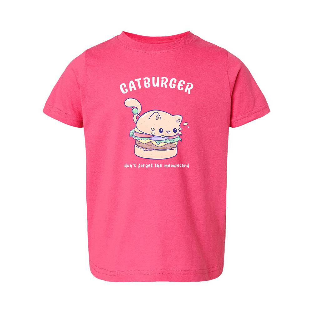 Catburger Hot Pink Toddler T-shirt