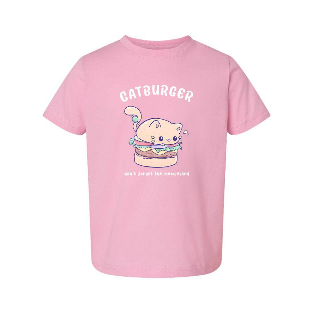 Catburger Pink Toddler T-shirt