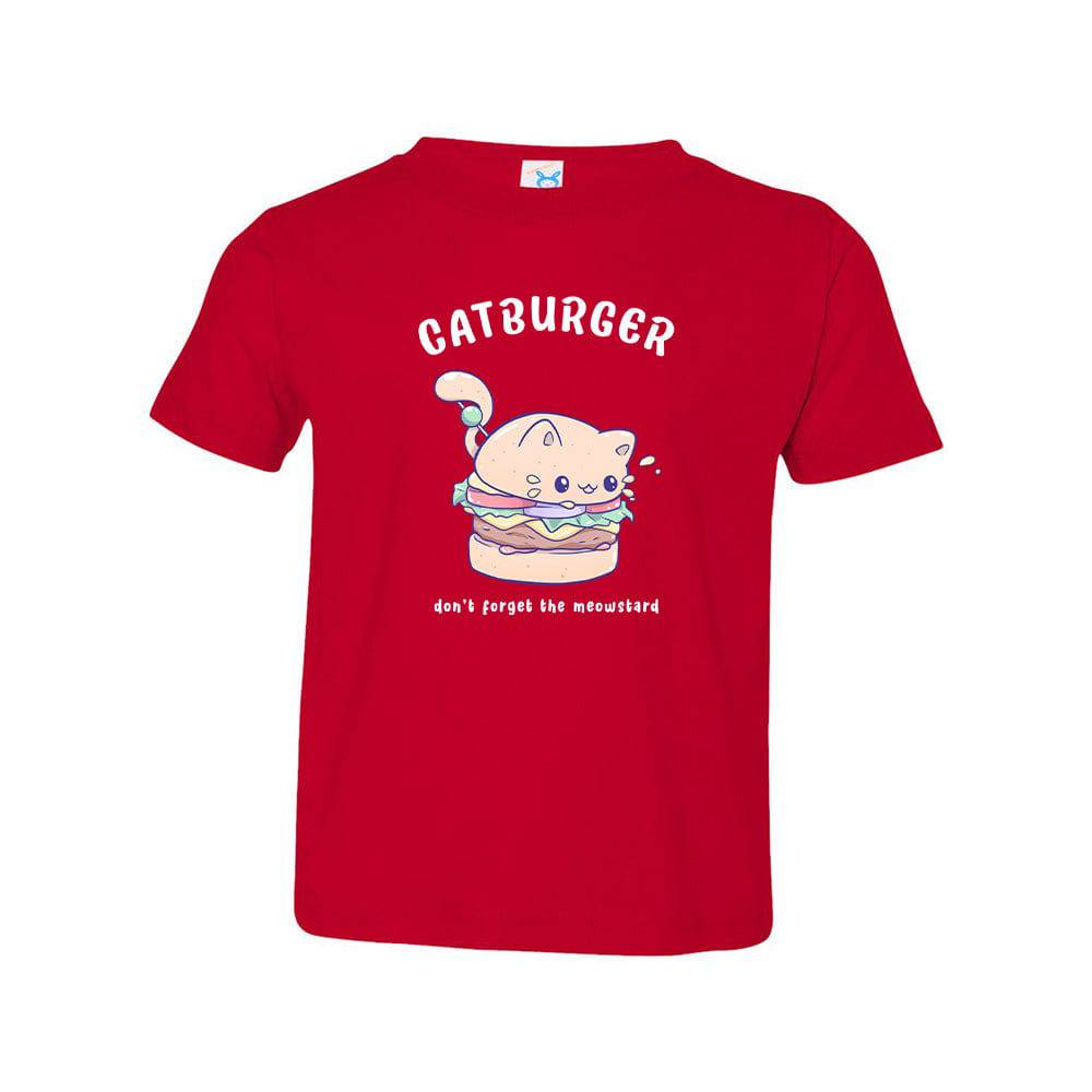 Catburger Red Toddler T-shirt