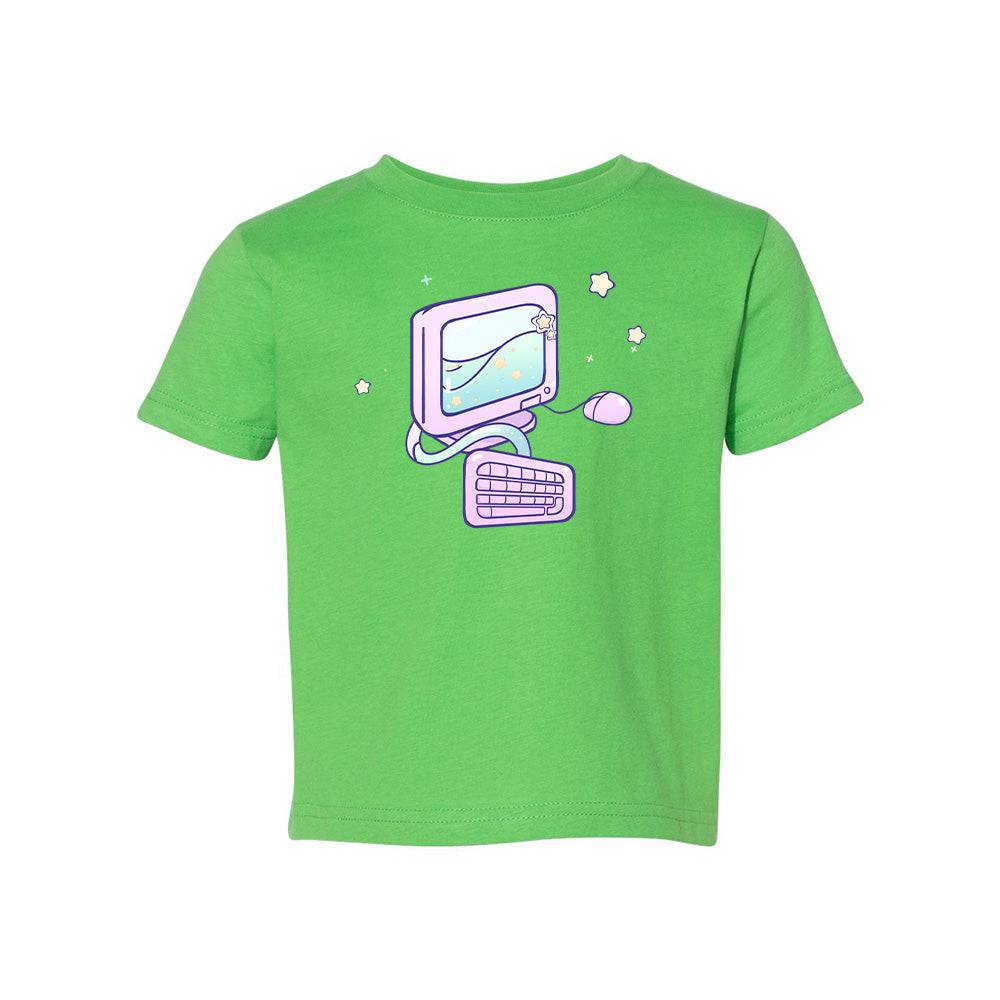 Computer Apple Green Toddler T-shirt