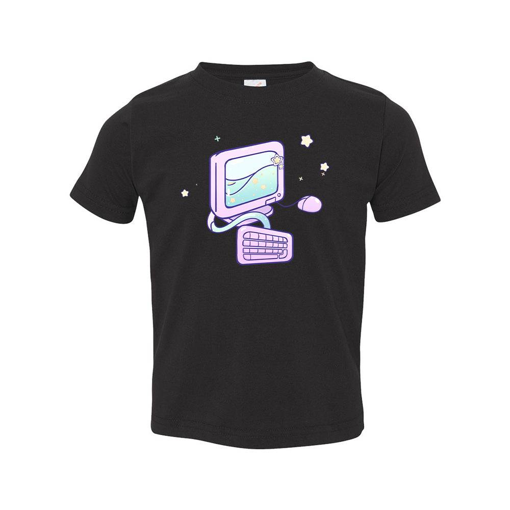 Computer Black Toddler T-shirt