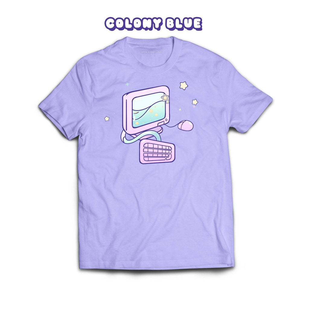 Computer T-shirt, Colony Blue 100% Ringspun Cotton T-shirt