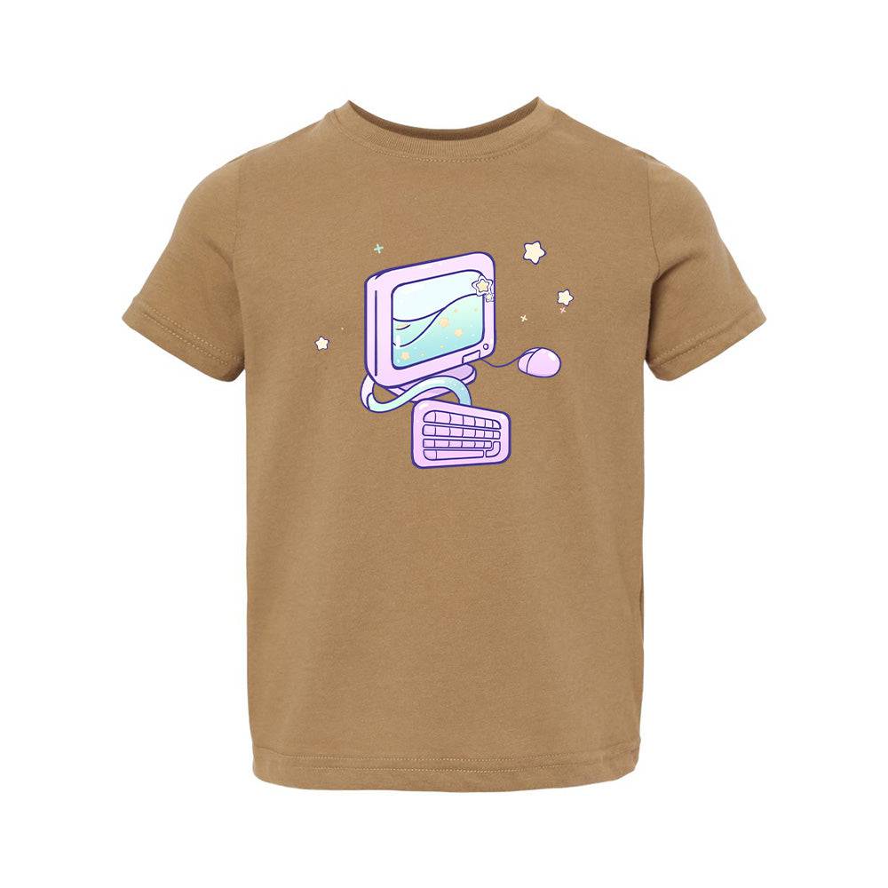 Computer Coyote Brown Toddler T-shirt