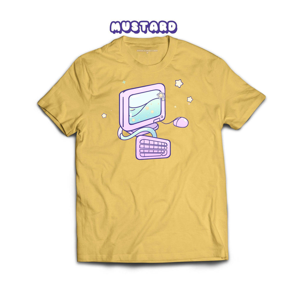 Computer T-shirt, Mustard 100% Ringspun Cotton T-shirt