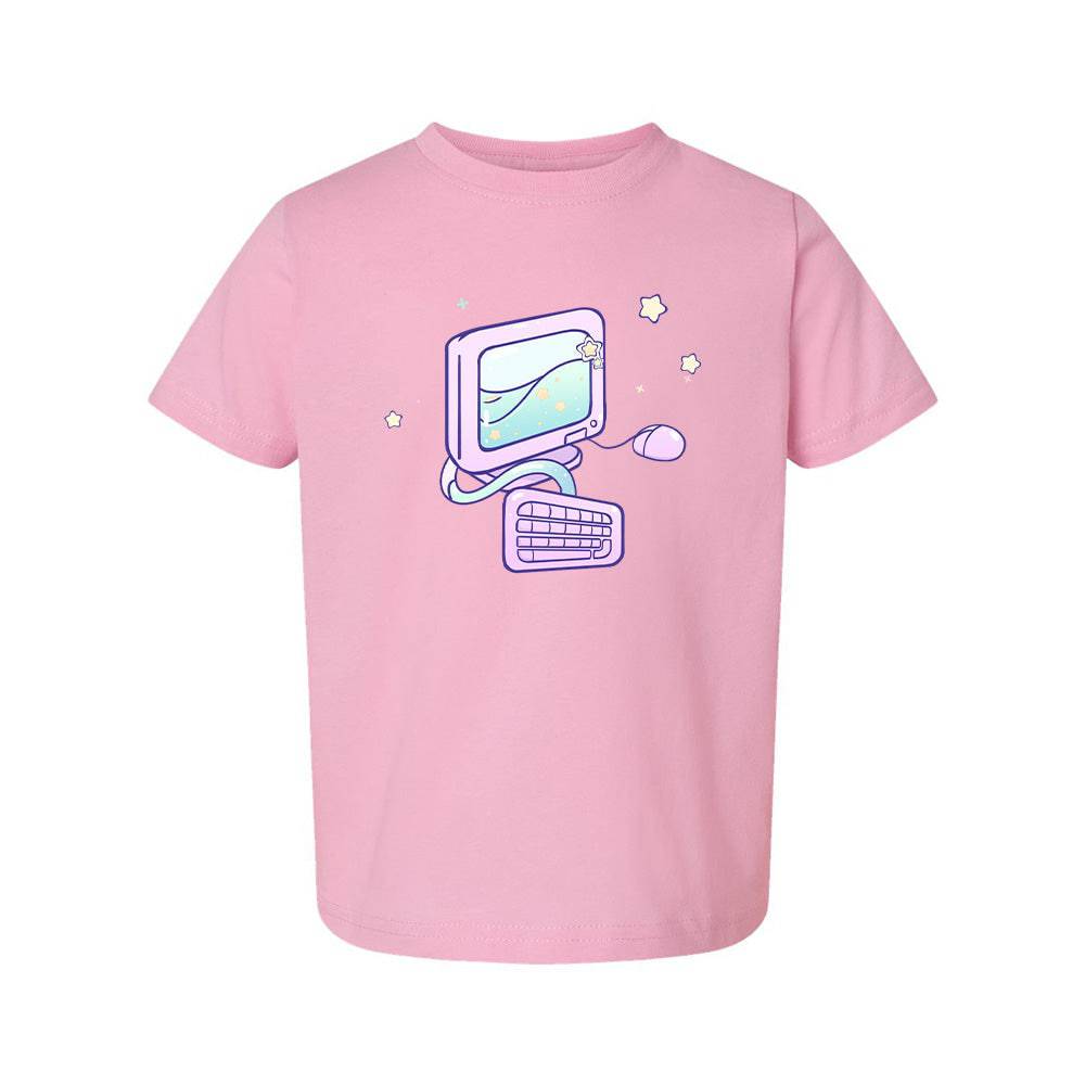 Computer Pink Toddler T-shirt