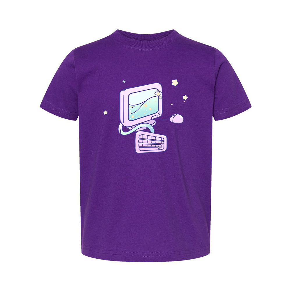 Computer Purple Toddler T-shirt