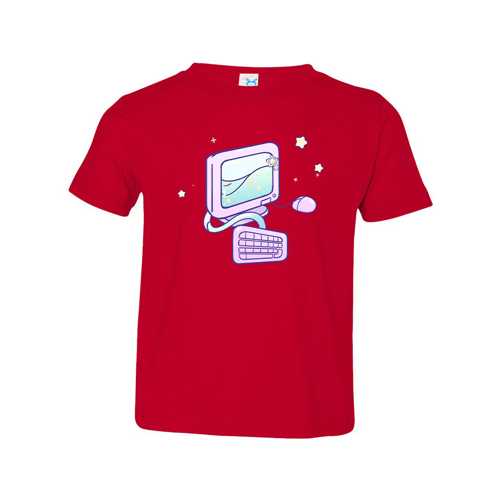 Computer Red Toddler T-shirt