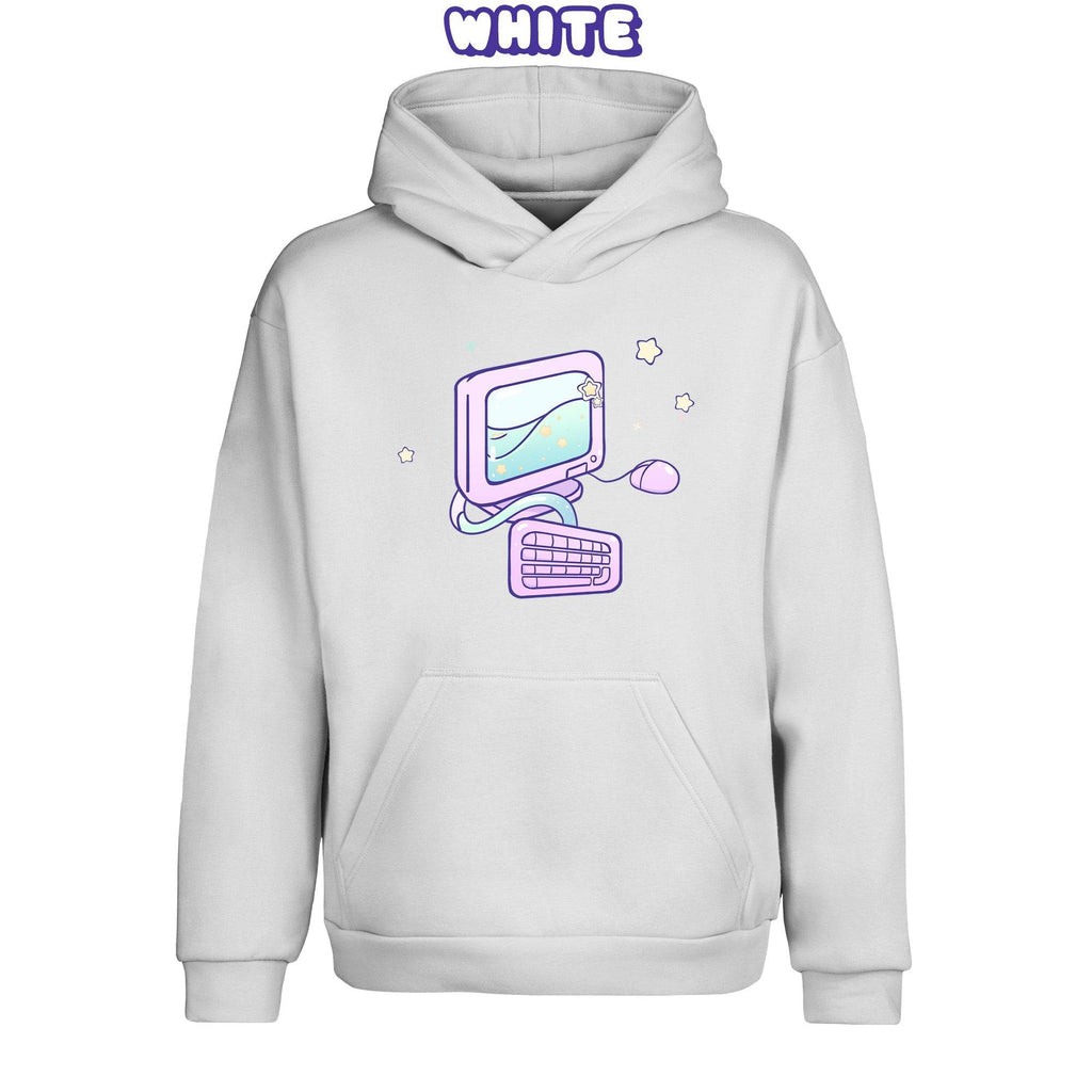 Computer While Pullover Urban Hoodie
