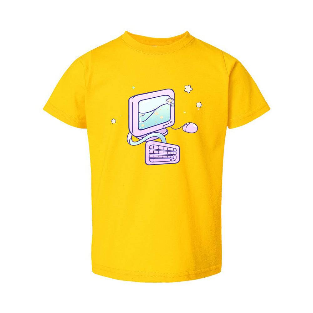 Computer Yellow Toddler T-shirt