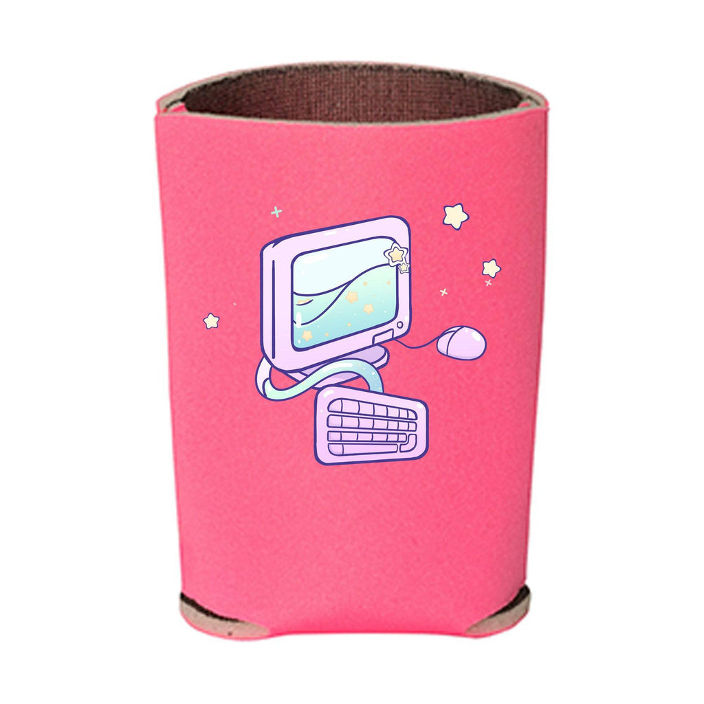 Kawaii Pink Computer Beverage Holder