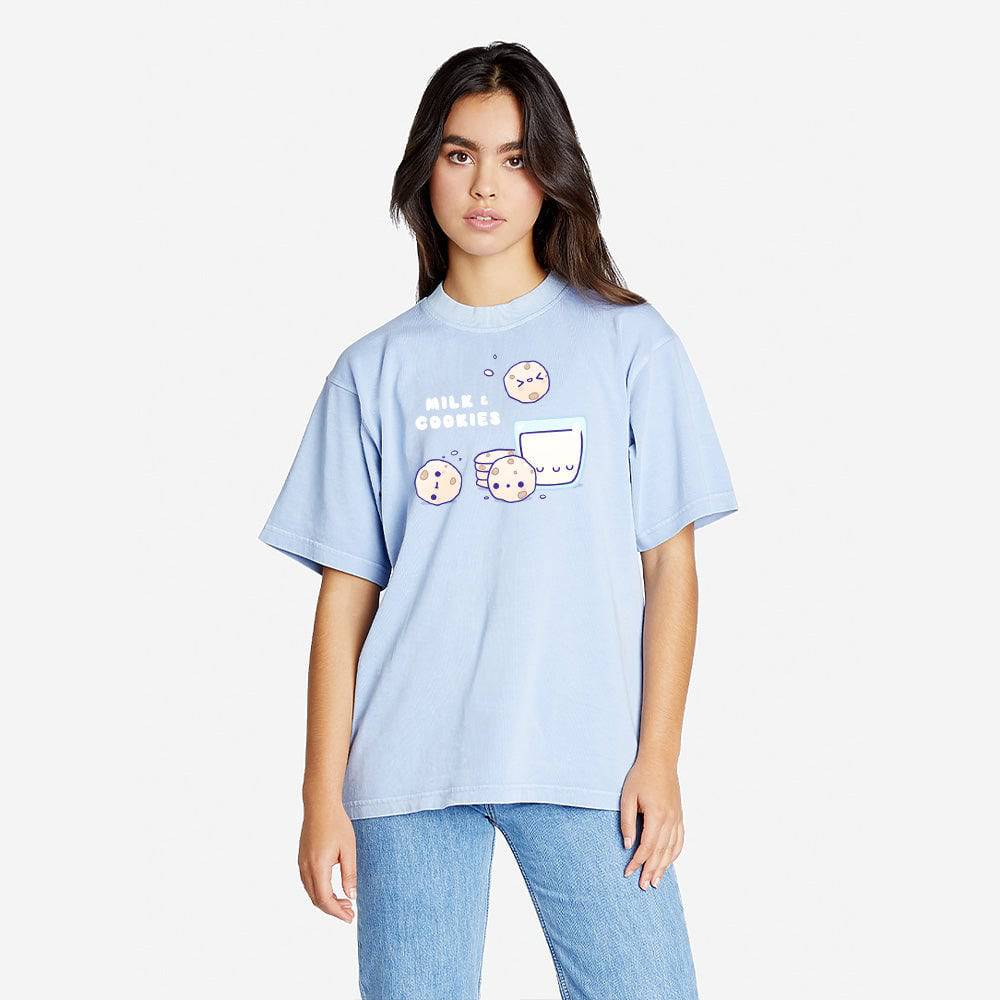 Grape Ice Cookies Oversized Boxy Streetwear Tee