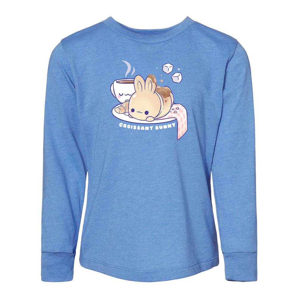 Blue CrossaintBunny Toddler Longsleeve Sweatshirt